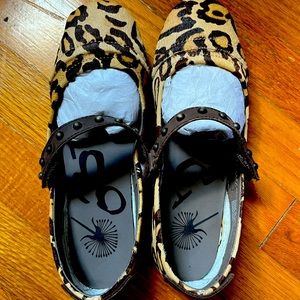 Women's OTBT Gamine Mary Jane Flat Camel Leather